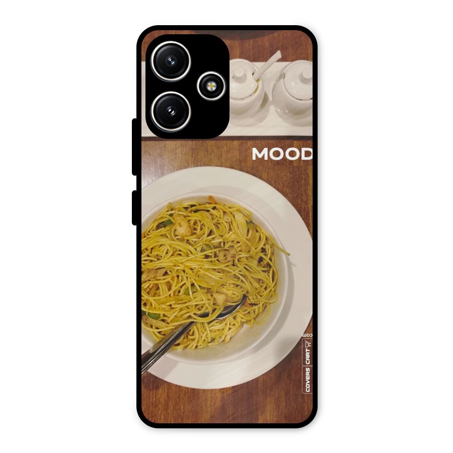 Hogging Mood Metal Back Case for Redmi 12 5G