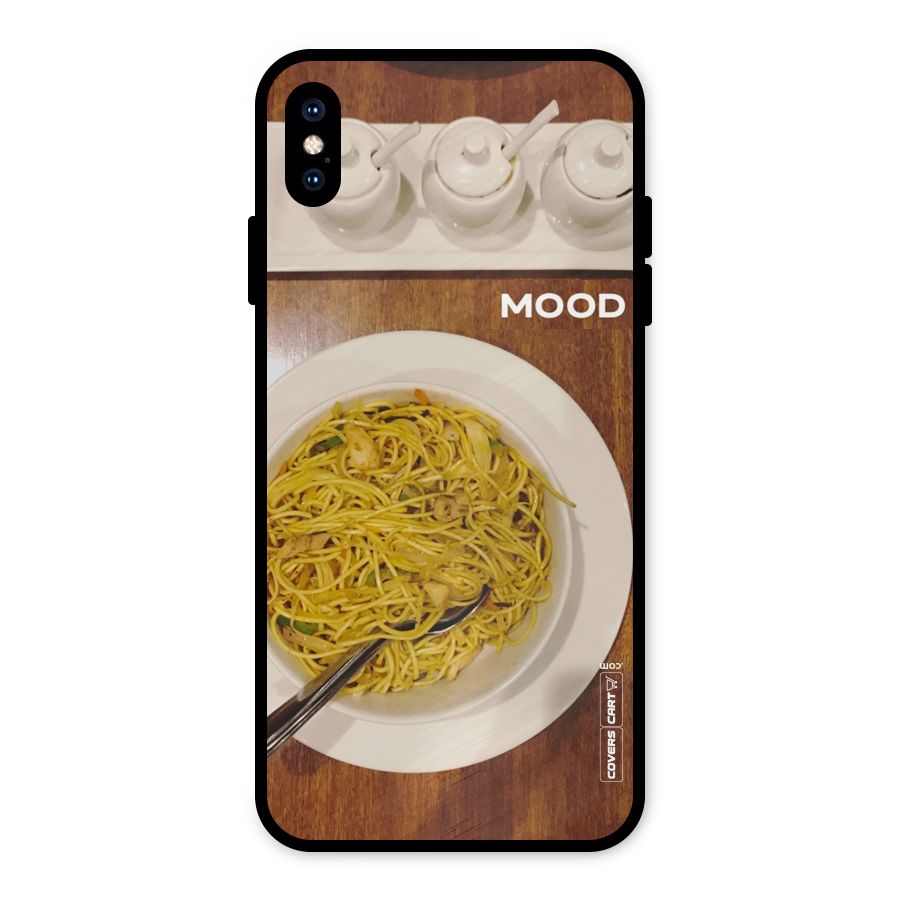 Hogging Mood Metal Back Case for iPhone XS Max