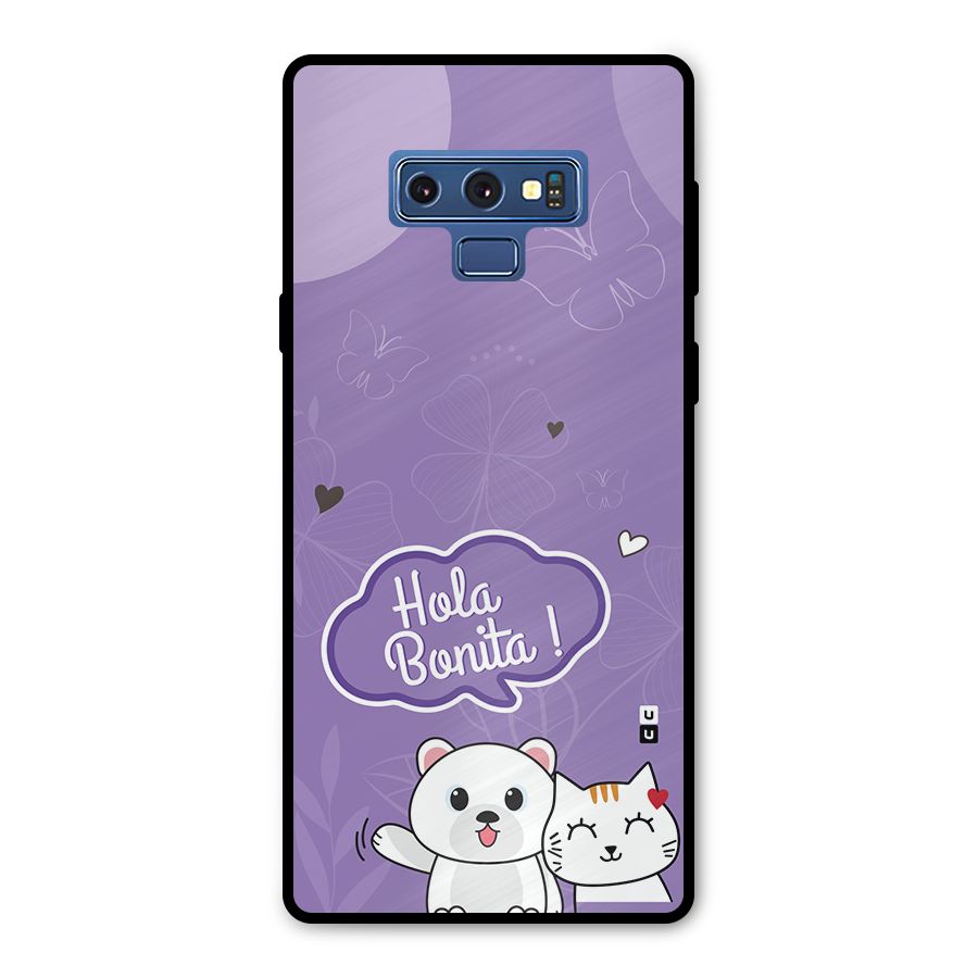 Hola Bonita Metal Back Case for Galaxy Note 9
