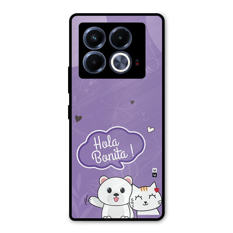 Hola Bonita Metal Back Case for Infinix Note 40 5G