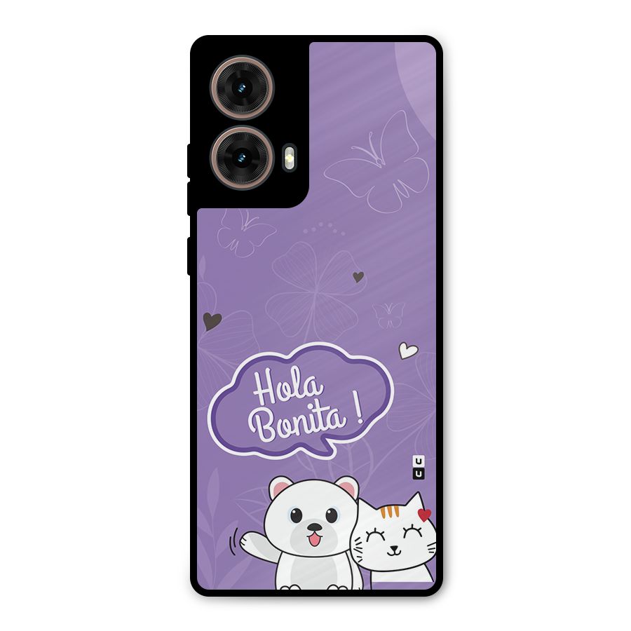 Hola Bonita Metal Back Case for Moto G85