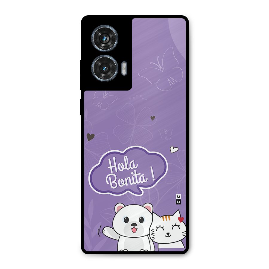 Hola Bonita Metal Back Case for Motorola Edge 50 Fusion