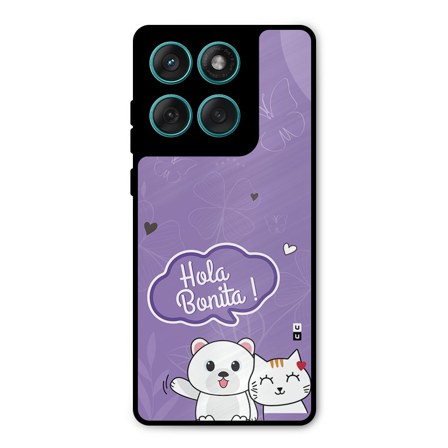 Hola Bonita Metal Back Case for Motorola Edge 60