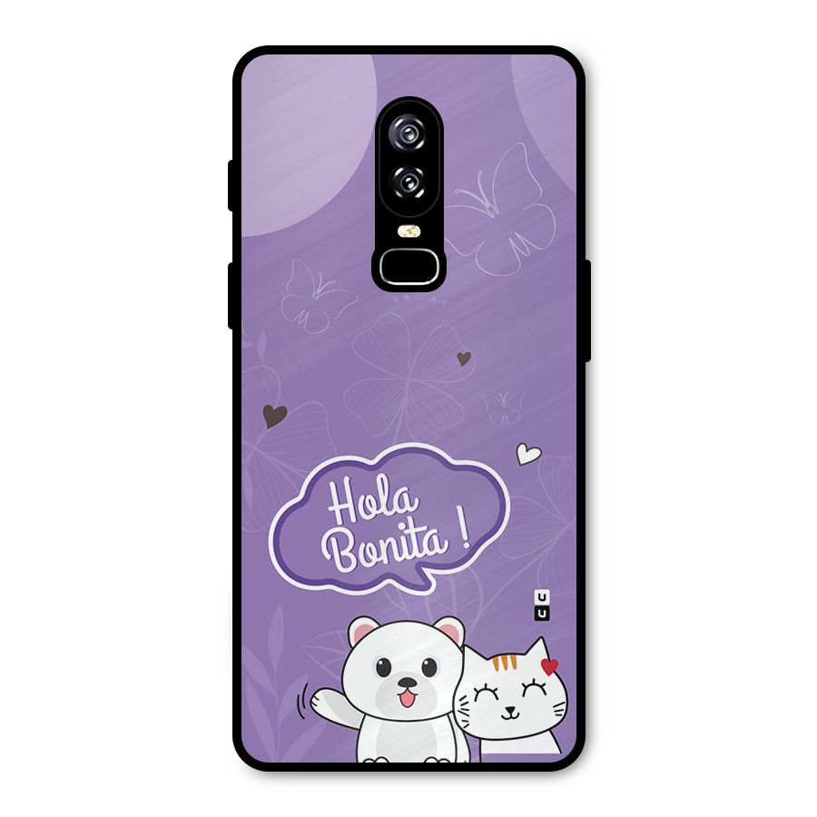 Hola Bonita Metal Back Case for OnePlus 6