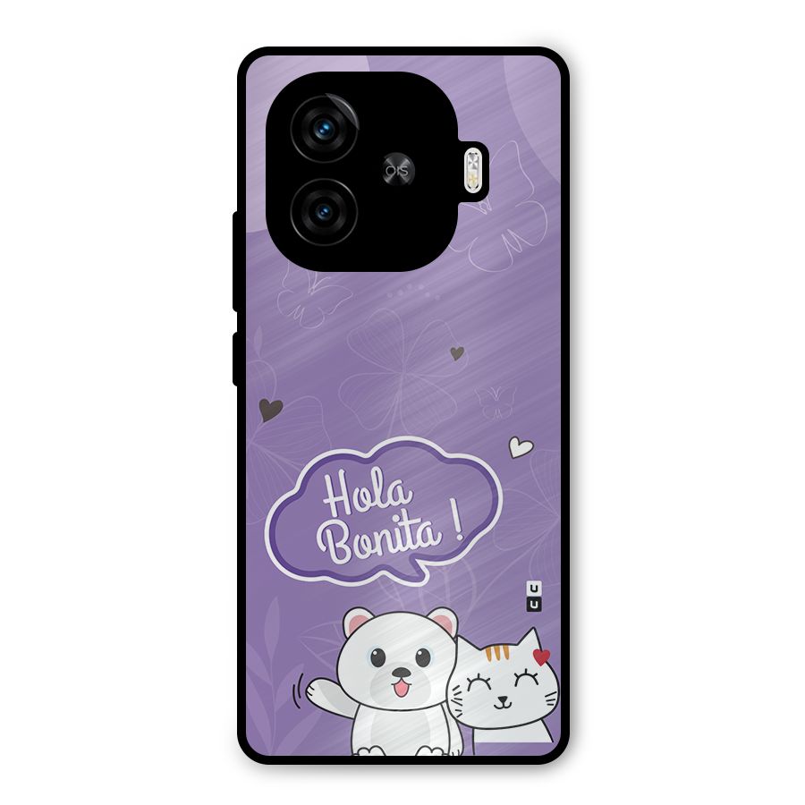 Hola Bonita Metal Back Case for iQOO Z9 Turbo