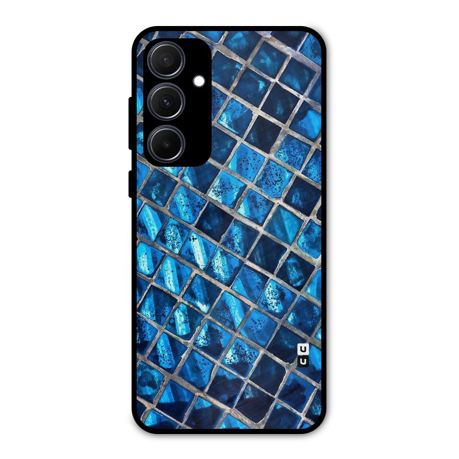 Home Tiles Design Metal Back Case for Galaxy A35