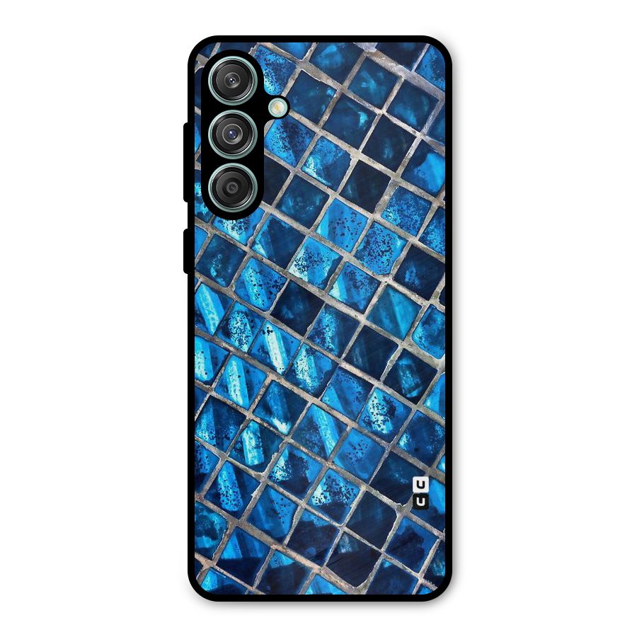 Home Tiles Design Metal Back Case for Galaxy M55 5G