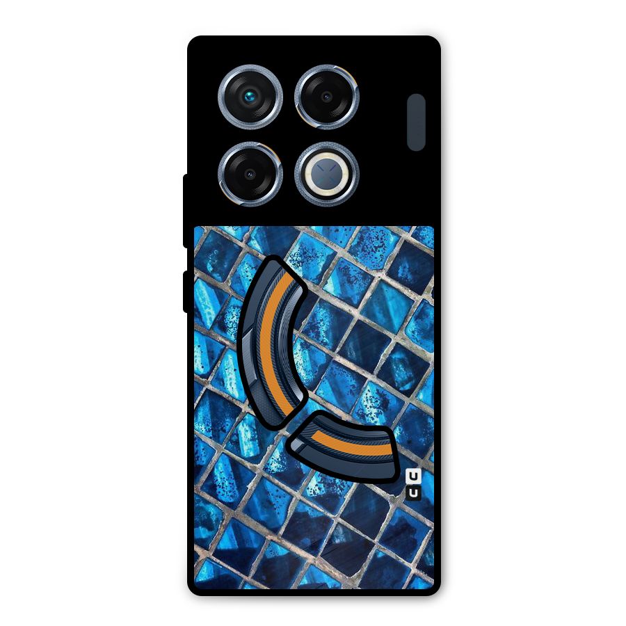 Home Tiles Design Metal Back Case for Infinix GT 20 Pro