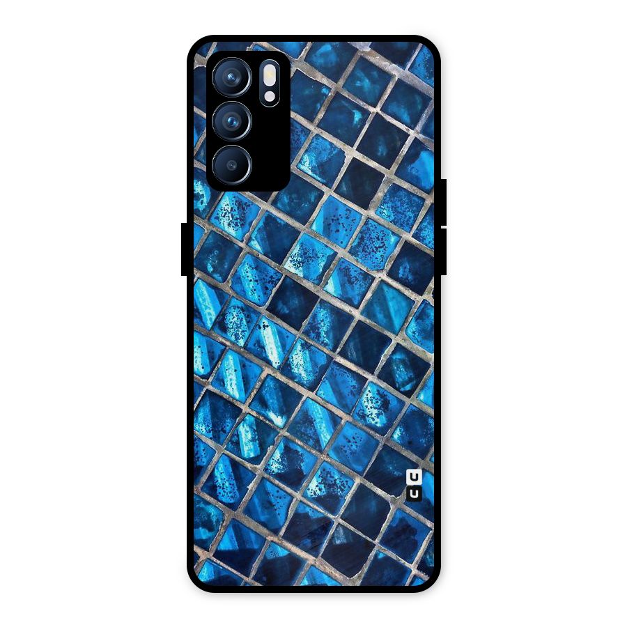 Home Tiles Design Metal Back Case for Oppo Reno6 5G