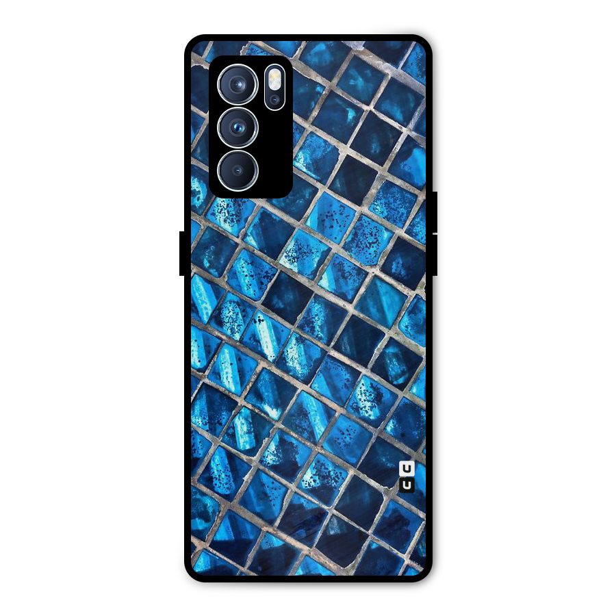 Home Tiles Design Metal Back Case for Oppo Reno6 Pro 5G