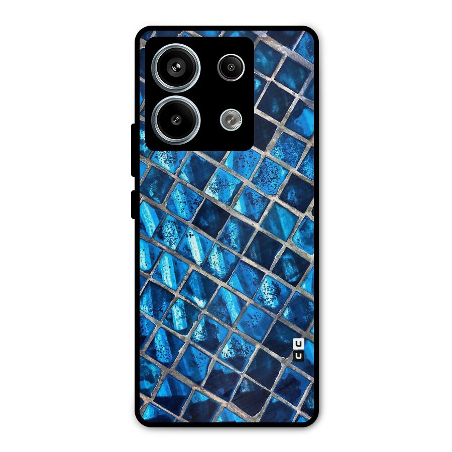 Home Tiles Design Metal Back Case for Redmi Note 13 Pro 5G