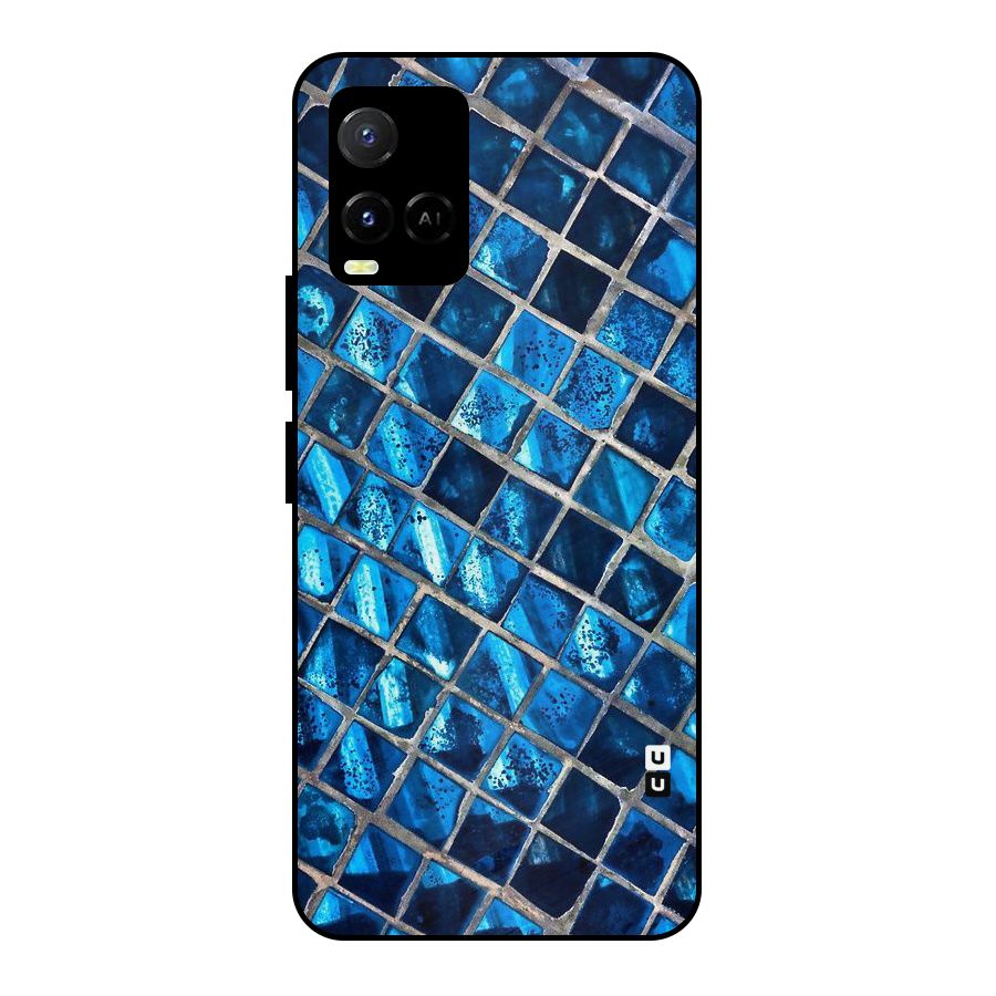 Home Tiles Design Metal Back Case for Vivo Y21G