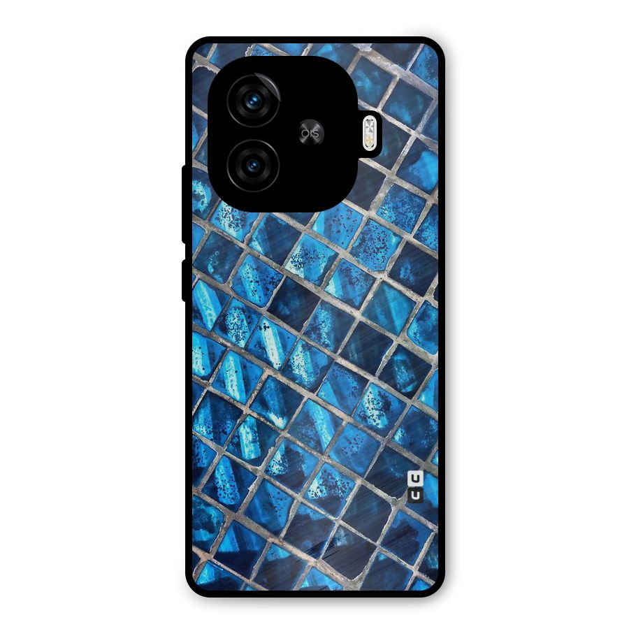 Home Tiles Design Metal Back Case for iQOO Z9 Turbo