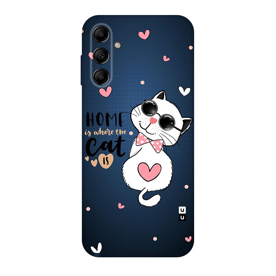 Home Where Cat Original Polycarbonate Back Case for Galaxy A14 5G
