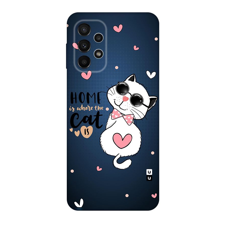 Home Where Cat Original Polycarbonate Back Case for Galaxy A23