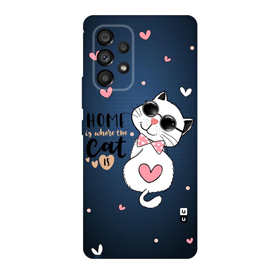 Home Where Cat Original Polycarbonate Back Case for Galaxy A53 5G