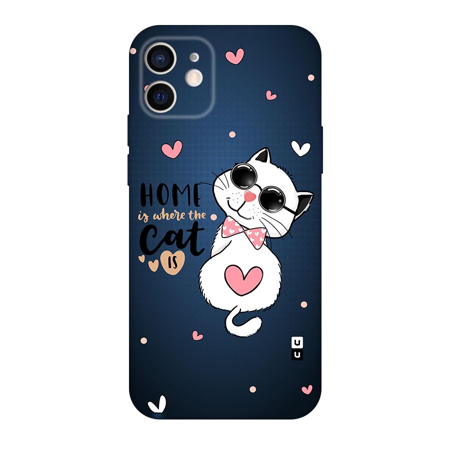 Home Where Cat Original Polycarbonate Back Case for iPhone 12