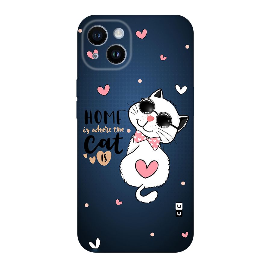 Home Where Cat Original Polycarbonate Back Case for iPhone 14