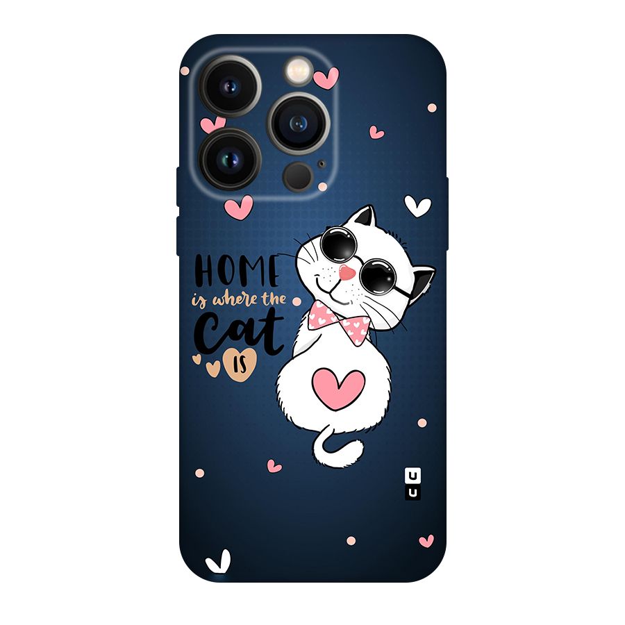 Home Where Cat Original Polycarbonate Back Case for iPhone 14 Pro