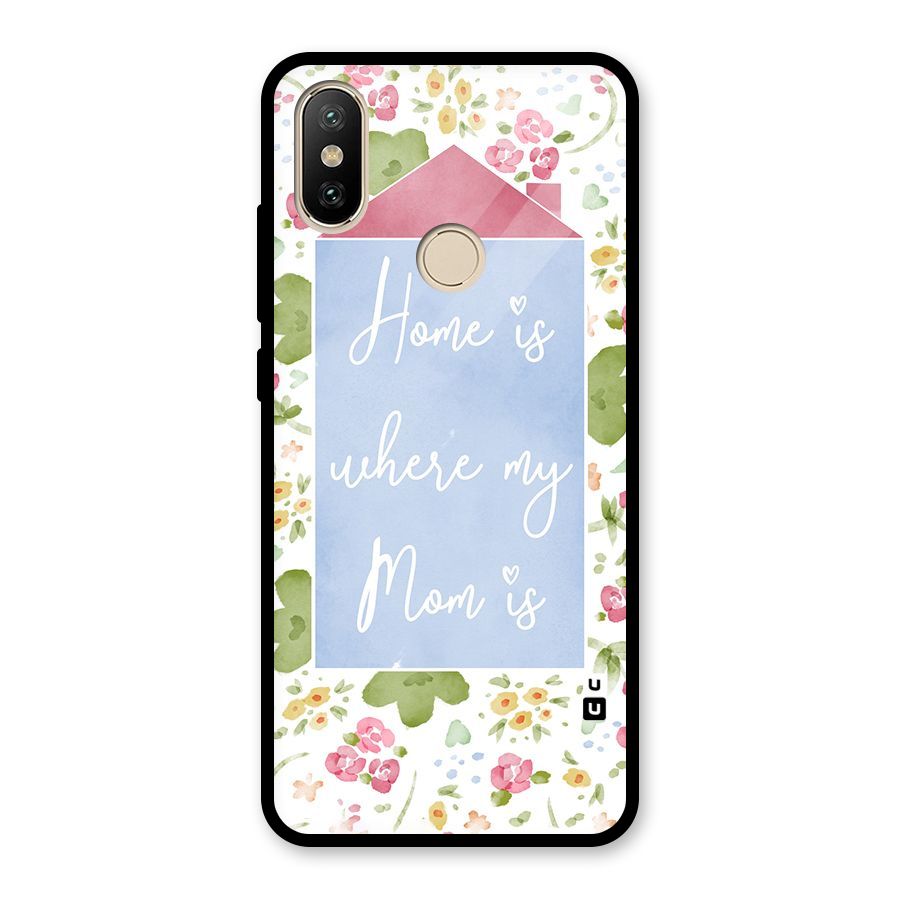 Home is Where Mom is Glass Back Case for Redmi A2