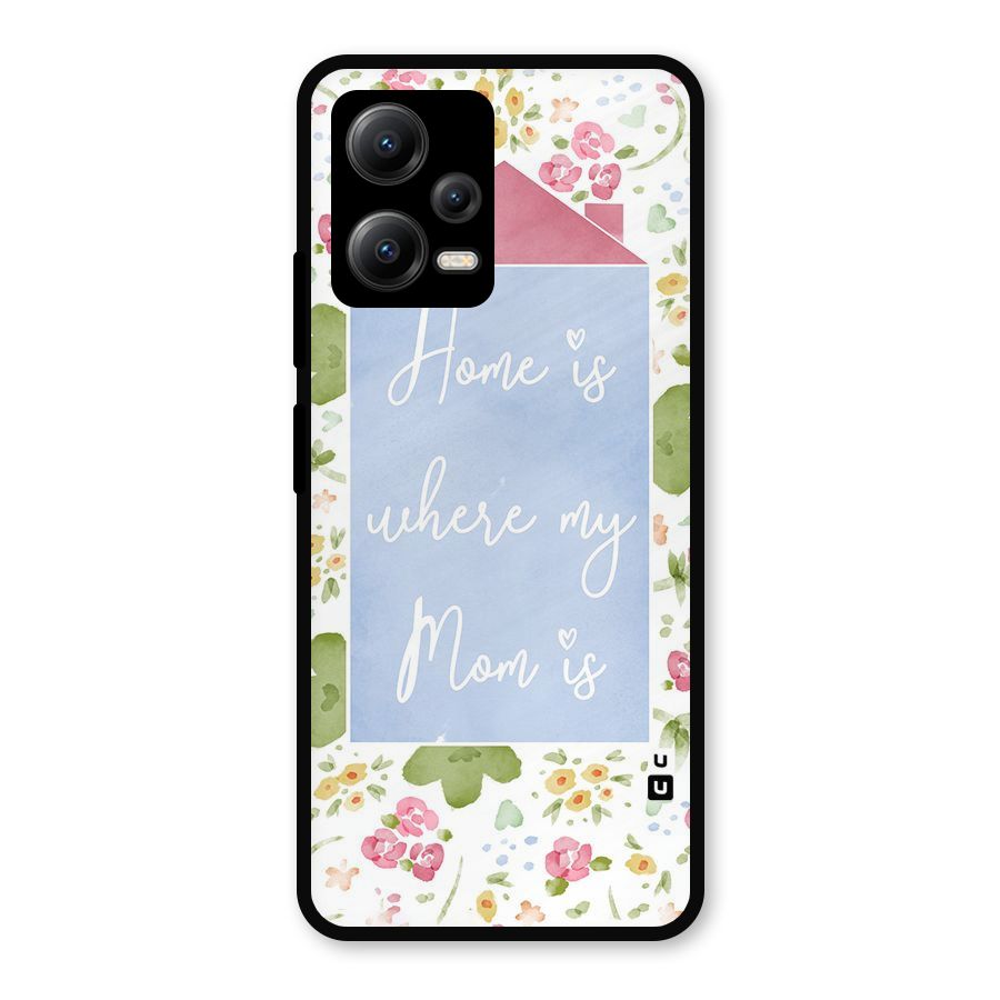 Home is Where Mom is Metal Back Case for Redmi Note 12 5G