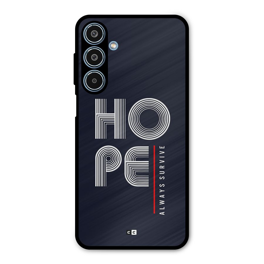 Hope Survives Metal Back Case for Galaxy M35