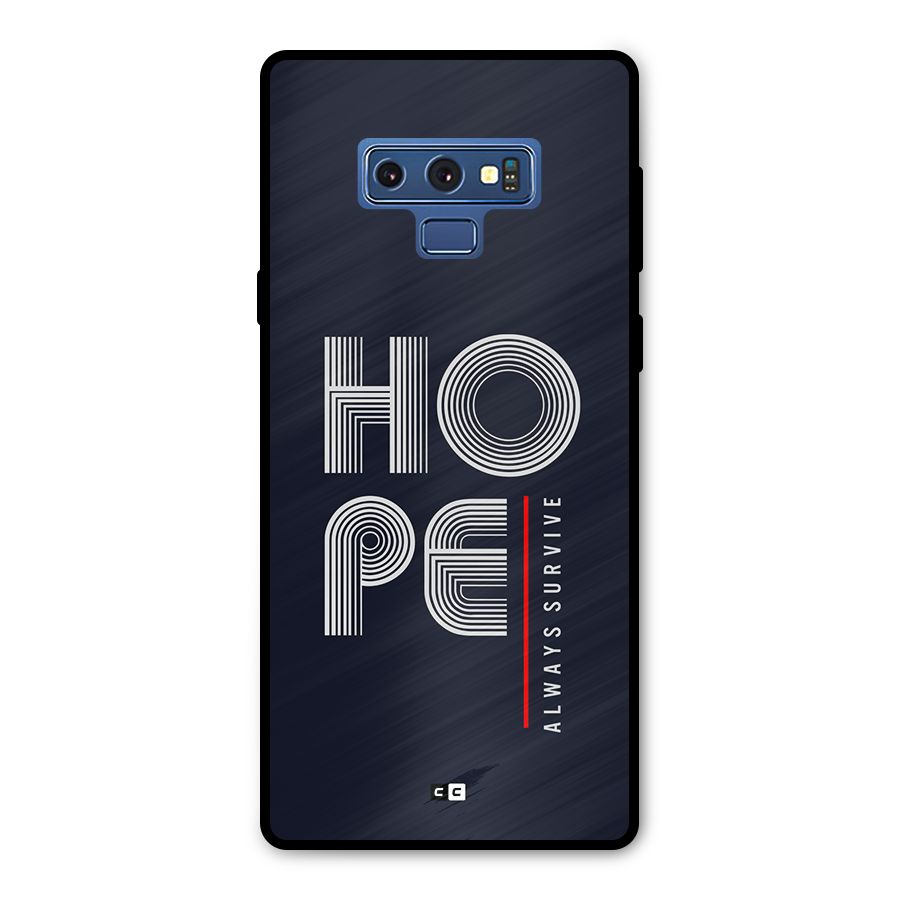 Hope Survives Metal Back Case for Galaxy Note 9