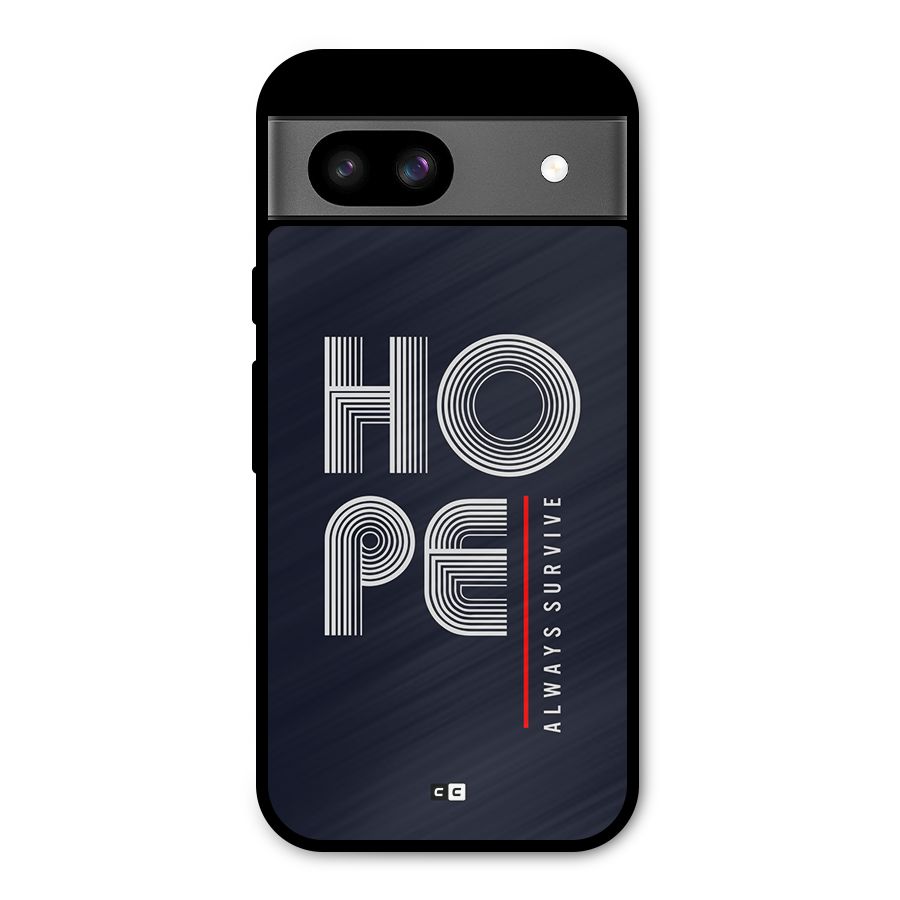 Hope Survives Metal Back Case for Google Pixel 8a