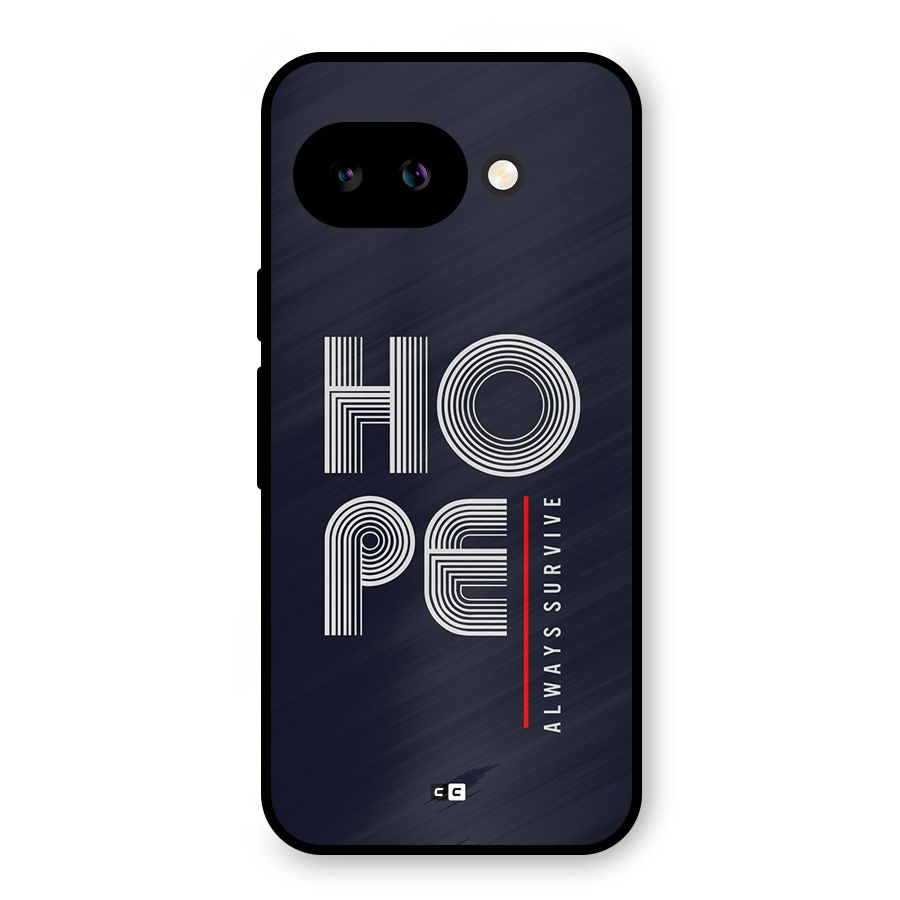 Hope Survives Metal Back Case for Google Pixel 9a