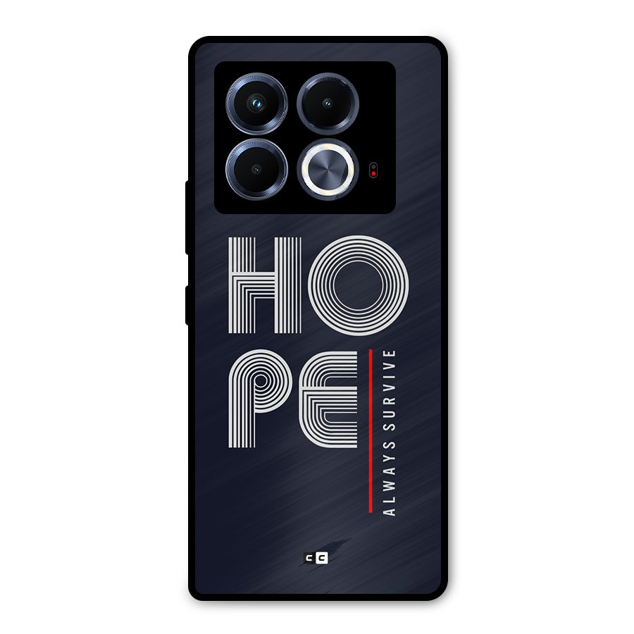 Hope Survives Metal Back Case for Infinix Note 40 5G