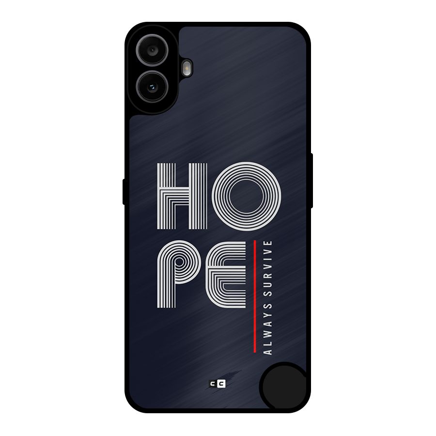 Hope Survives Metal Back Case for Nothing CMF Phone 1