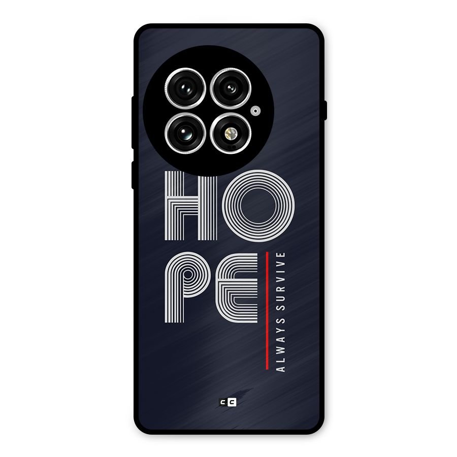 Hope Survives Metal Back Case for OnePlus 13
