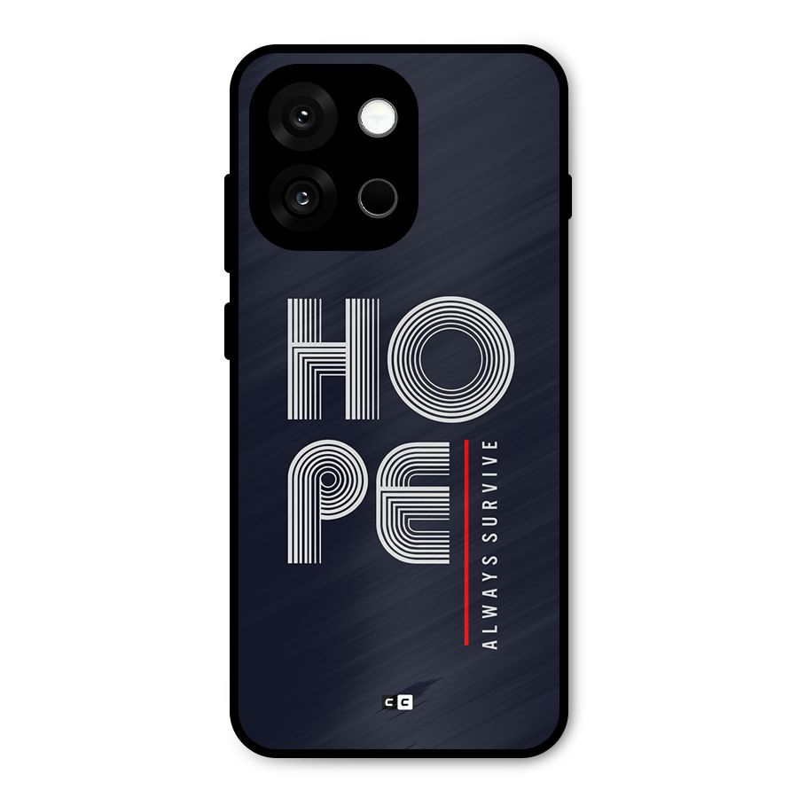 Hope Survives Metal Back Case for OnePlus 13s