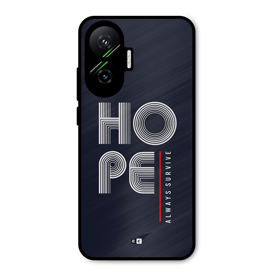 Hope Survives Metal Back Case for Poco F7
