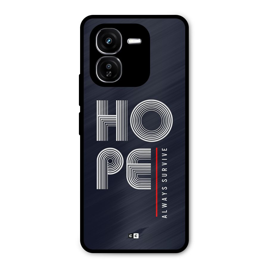 Hope Survives Metal Back Case for iQOO Z9x