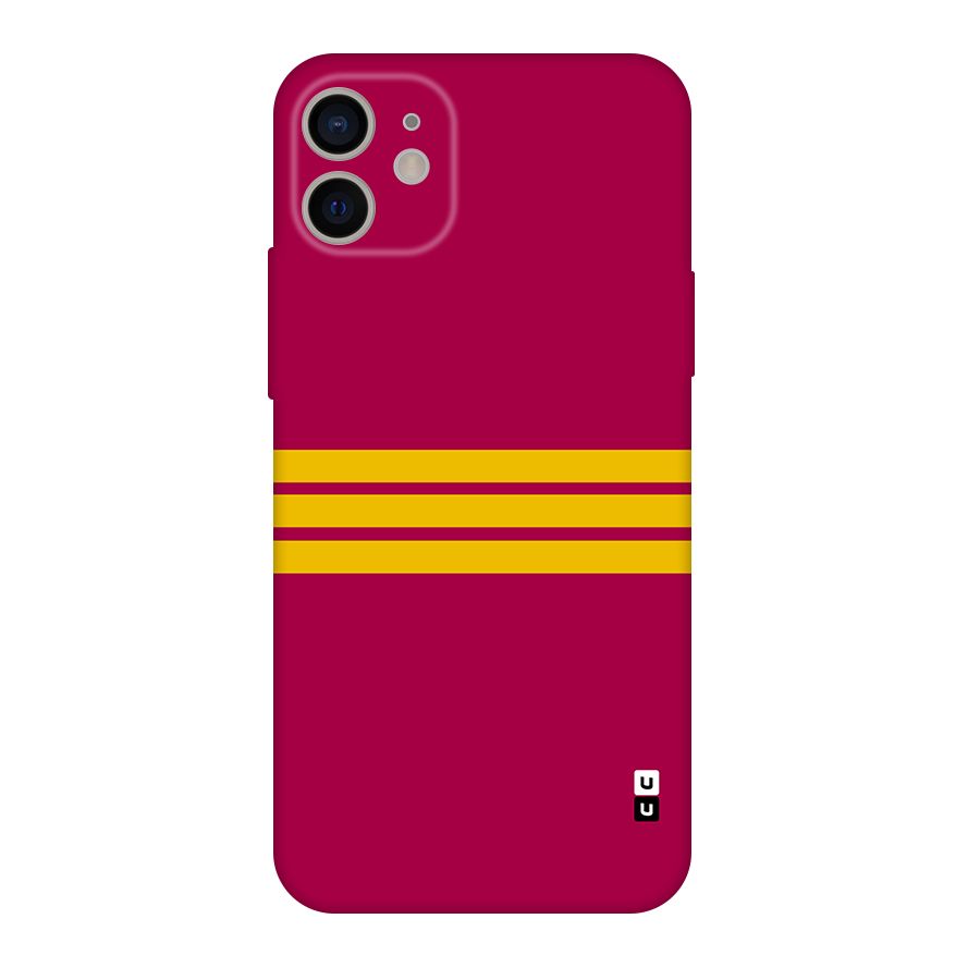 Horizontal Sports Stripes Original Polycarbonate Back Case for iPhone 11