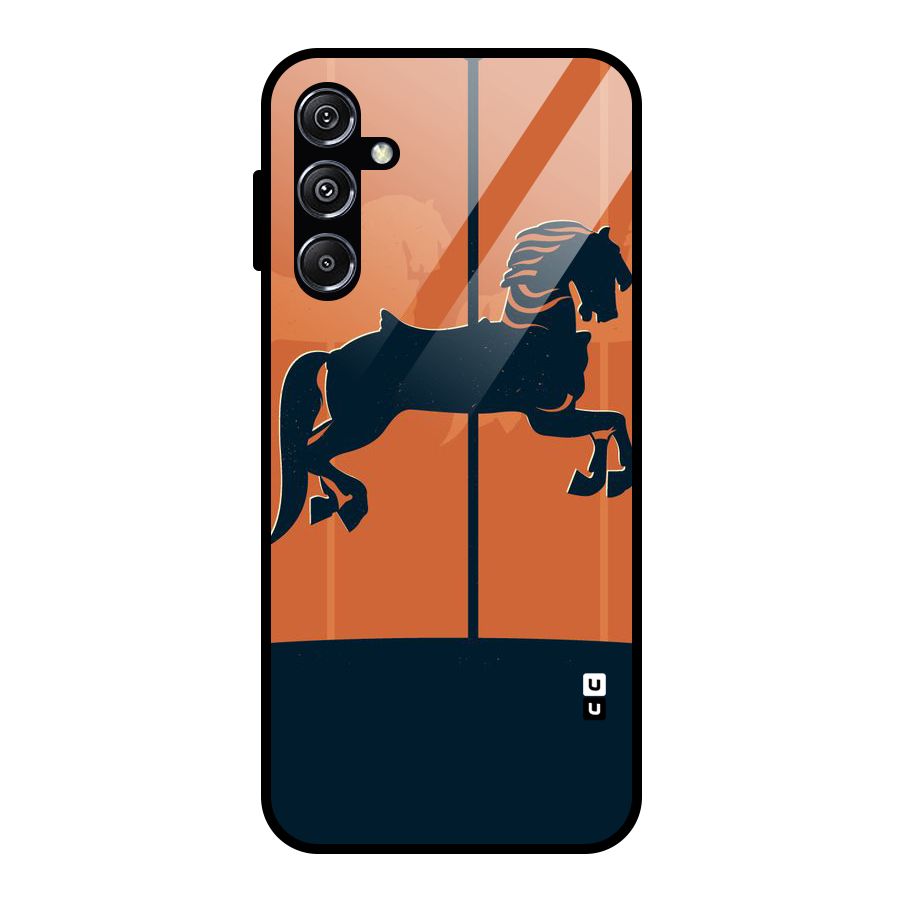 Horse Glass Back Case for Galaxy M34 5G