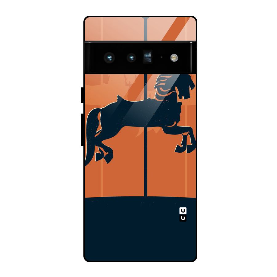 Horse Glass Back Case for Google Pixel 6 Pro