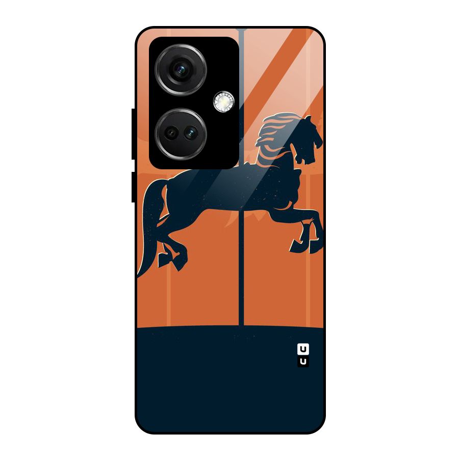 Horse Glass Back Case for OnePlus Nord CE 3 5G