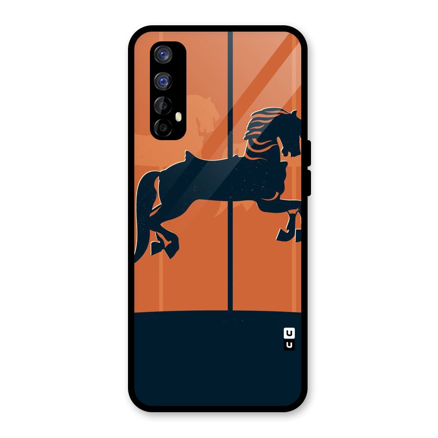 Horse Glass Back Case for Realme Narzo 20 Pro
