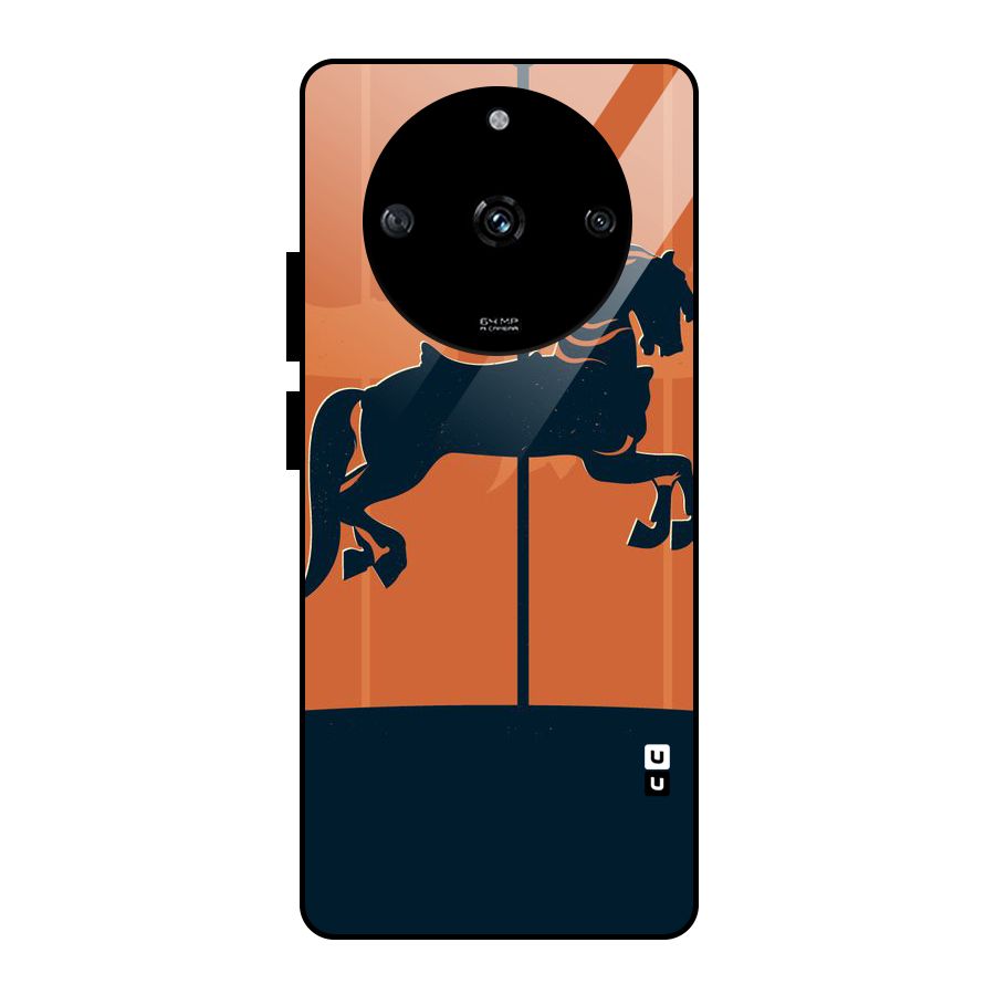 Horse Glass Back Case for Realme Narzo 60 5G