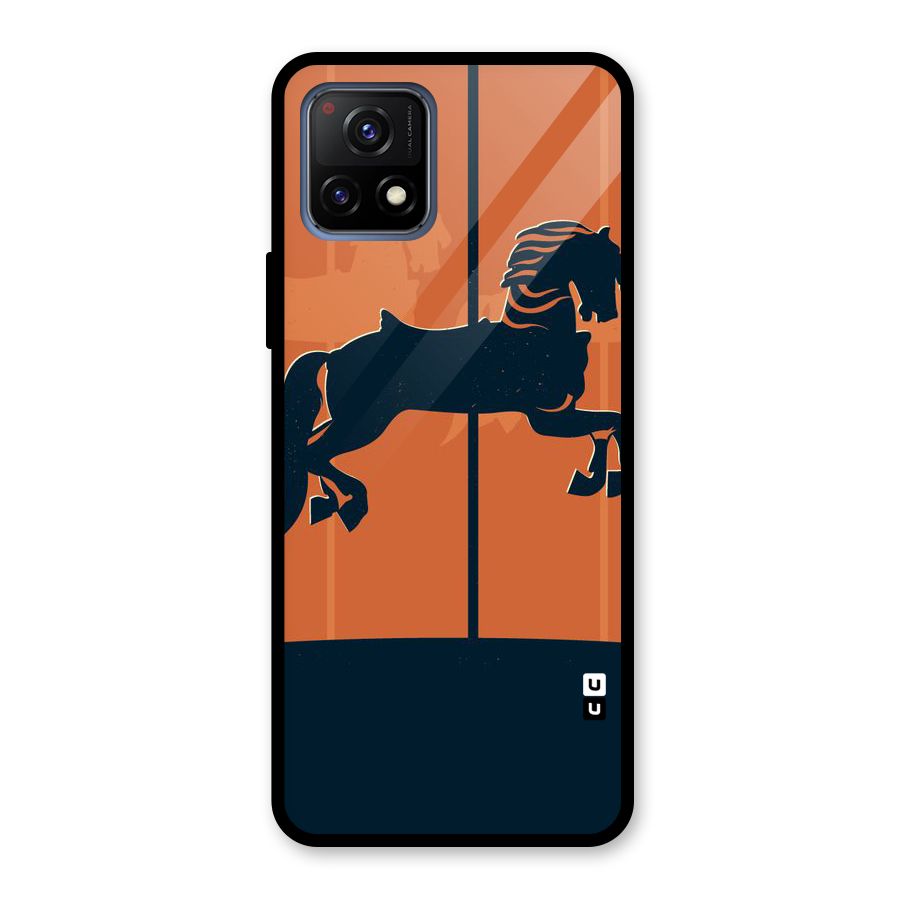Horse Glass Back Case for Vivo Y72 5G