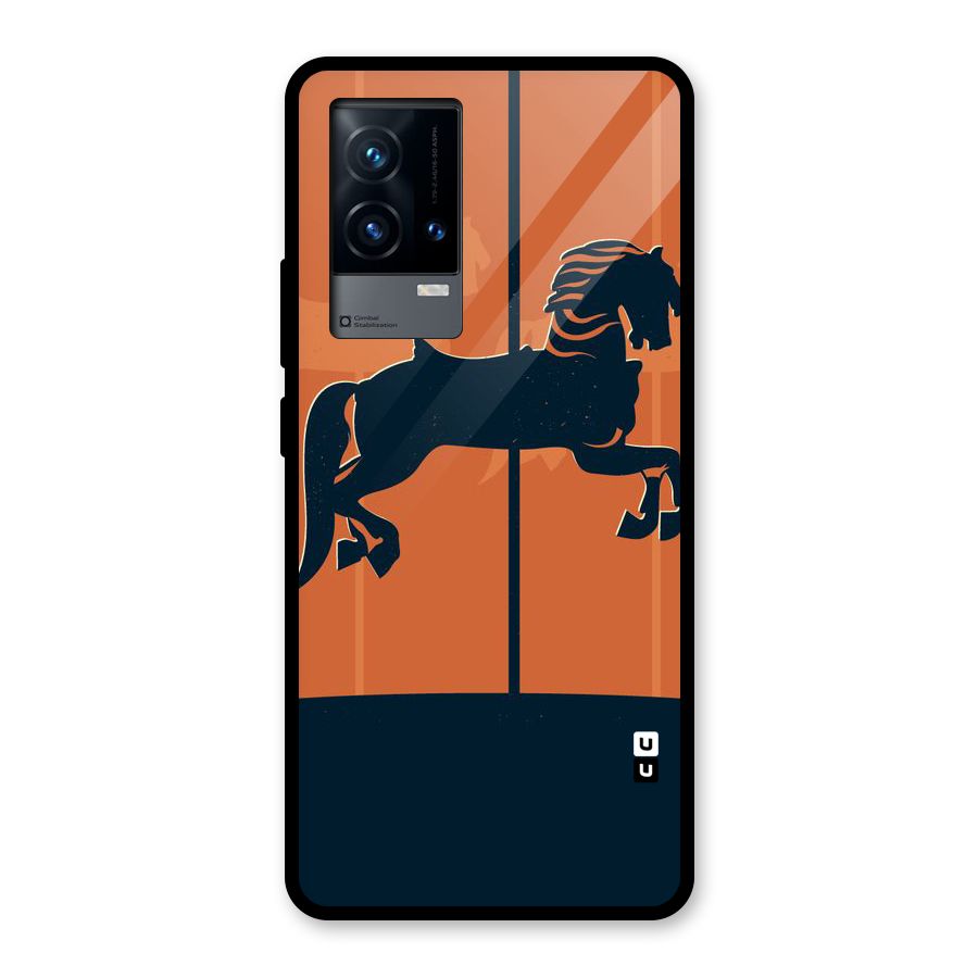 Horse Glass Back Case for iQOO 9 5G