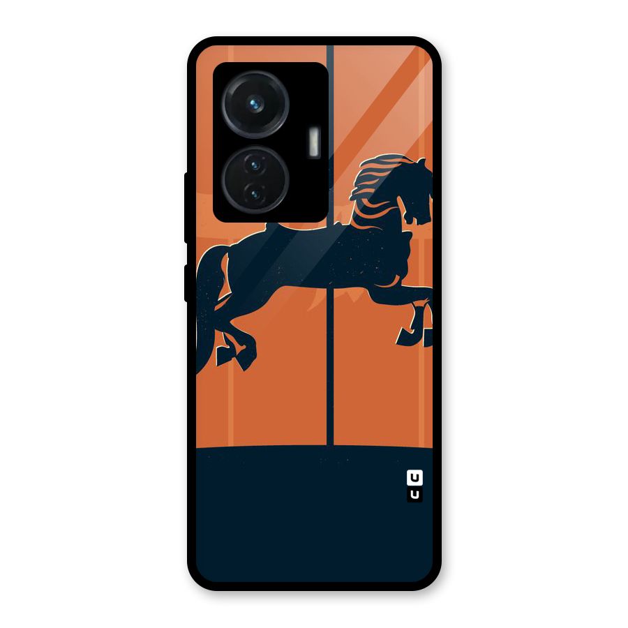 Horse Glass Back Case for iQOO Z6 44W