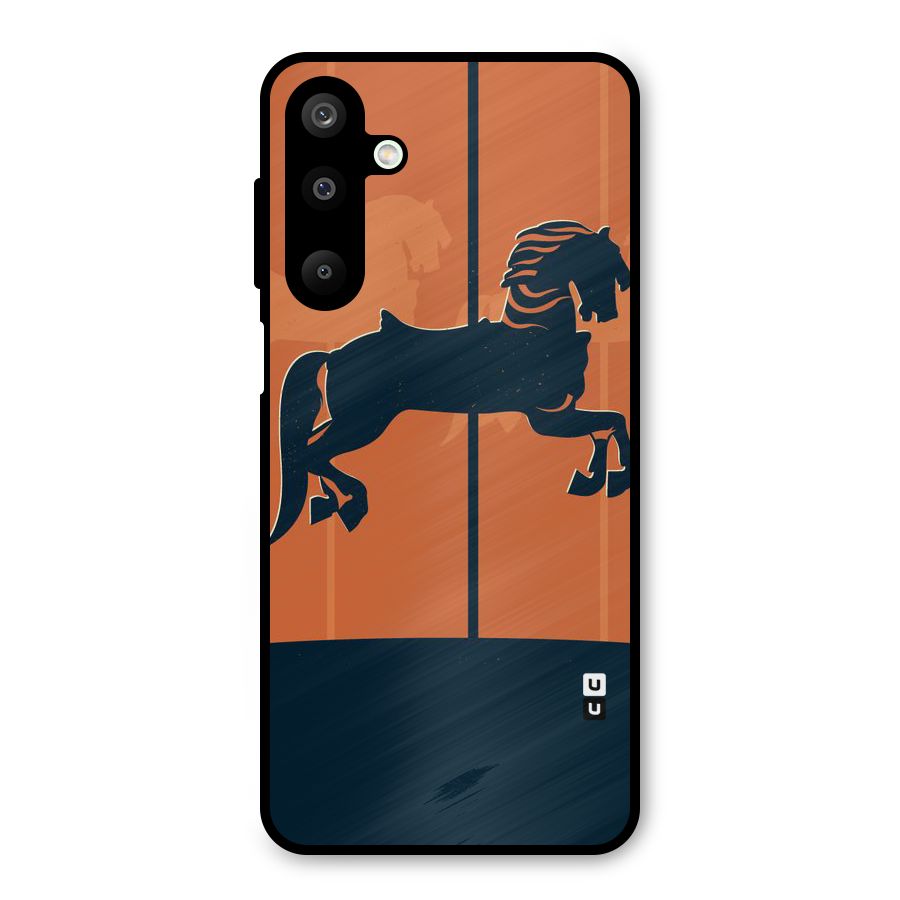 Horse Metal Back Case for Galaxy M16