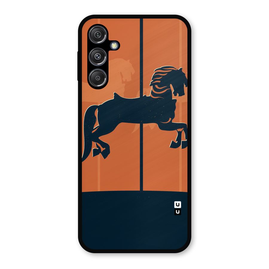 Horse Metal Back Case for Galaxy M34 5G