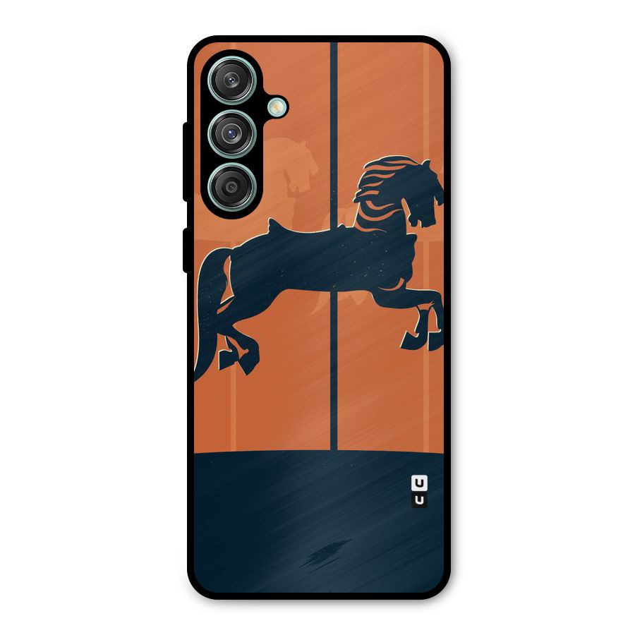 Horse Metal Back Case for Galaxy M55 5G
