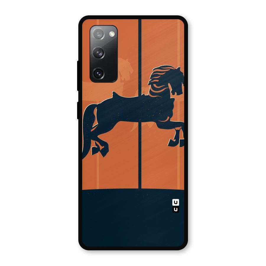 Horse Metal Back Case for Galaxy S20 FE 5G