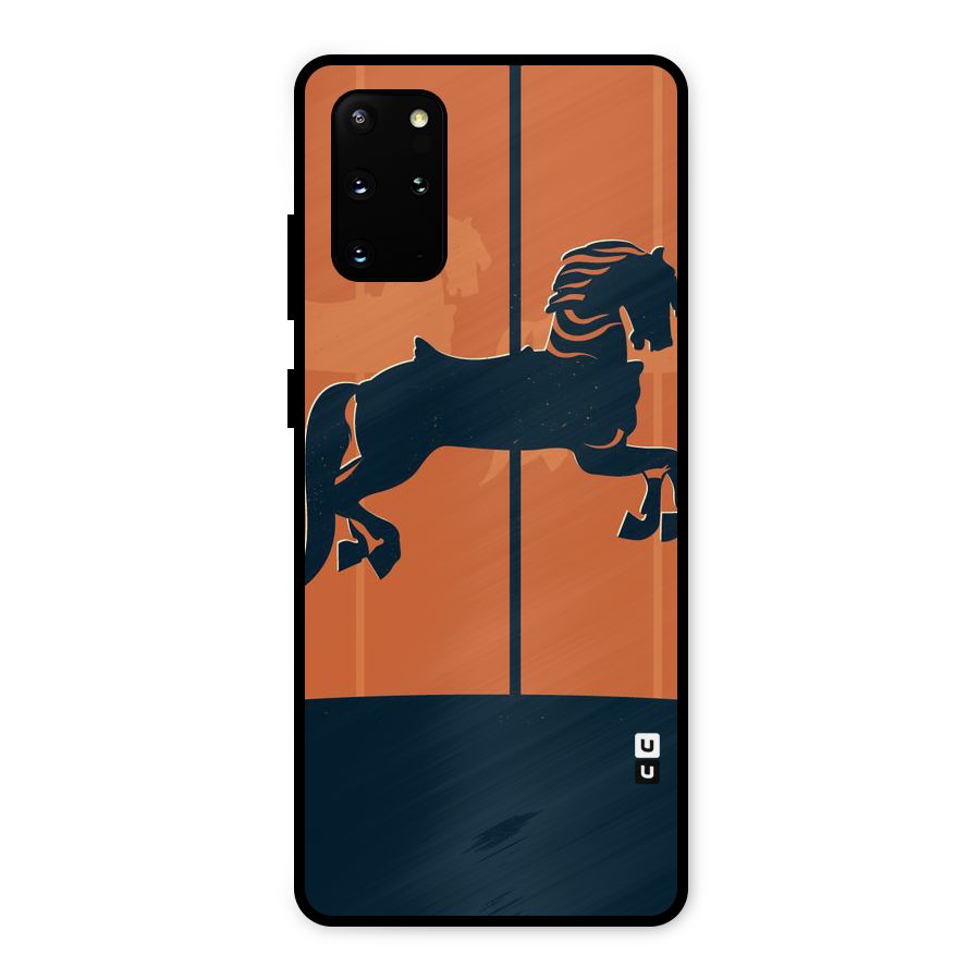Horse Metal Back Case for Galaxy S20 Plus