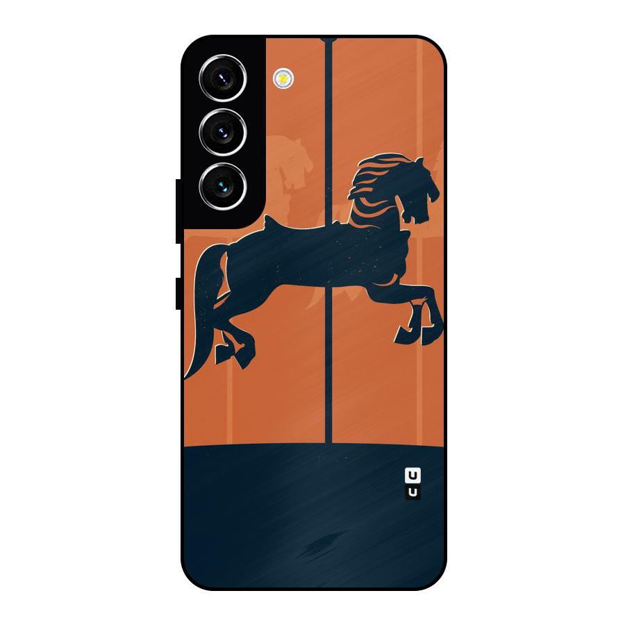 Horse Metal Back Case for Galaxy S22 5G